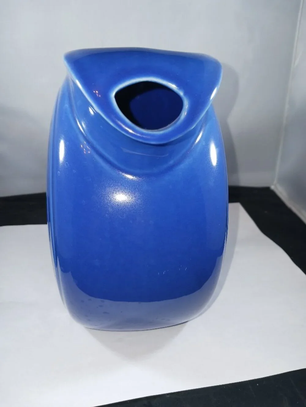Vintage Fiestaware Sapphire Large Disk Pitcher